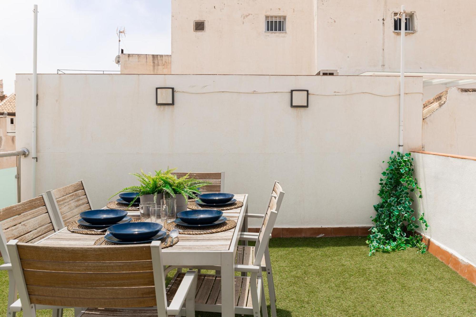 C103 - Sunny Terrace, Old Town Views Apartment Malaga Ngoại thất bức ảnh